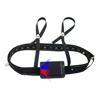 4G eszköz állatnyomkövető Beidou-nyomkövetéssel — riasztások (rezgés, áramkimaradás, kerítés); 128 MB memória; 6800 mAh polimer akkumulátor; vízálló