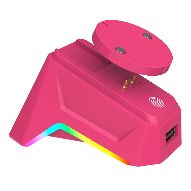 Bază magnetică de încărcare pentru mouse-uri wireless Logitech GPW4/GProX/G502/G903; interfață USB; cablu de 1,5 m