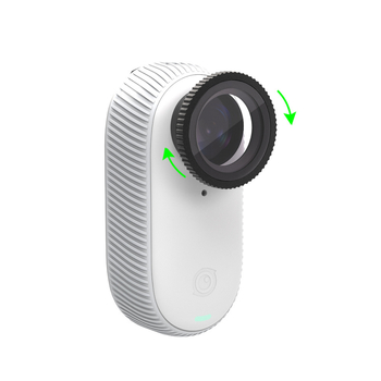 Защитно покритие за обектив за Insta360 Go3/Go3S — закалено стъкло; изключително прозрачен поликарбонат; произход Китай; марка Neutral