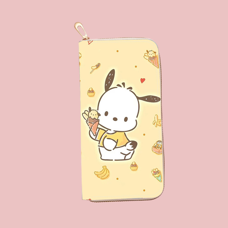 Gyerekeknek készült rajzfilmszerű pénztárca, PU anyag, poliészter bélés, 2025 ősz