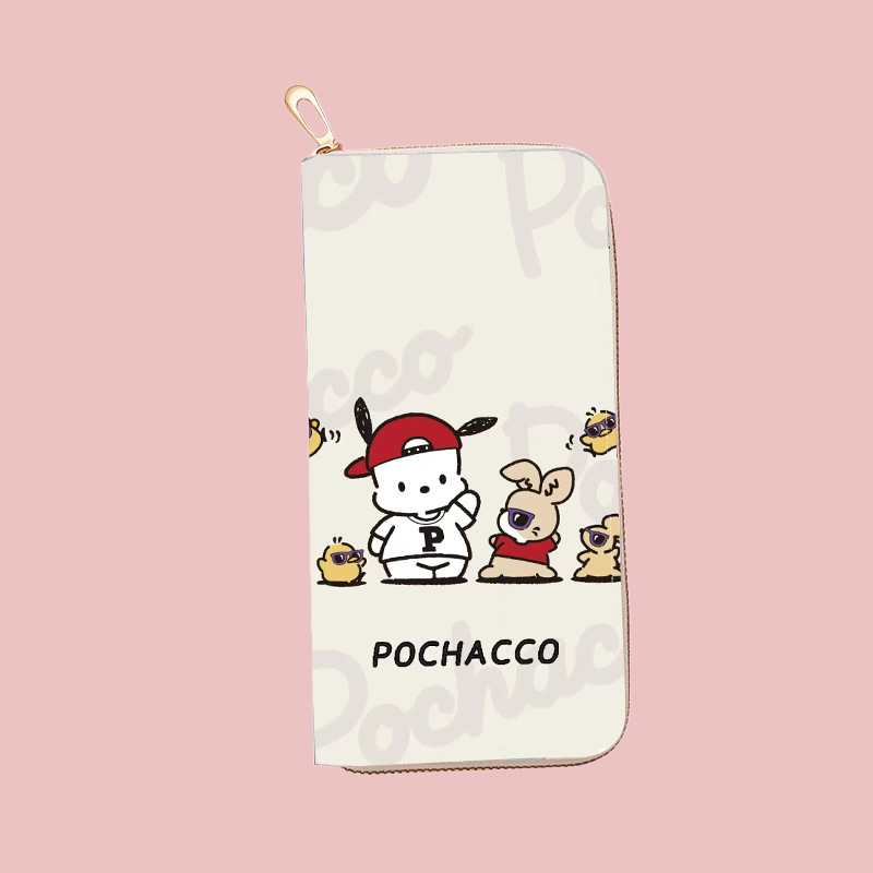 Gyerekeknek készült rajzfilmszerű pénztárca, PU anyag, poliészter bélés, 2025 ősz