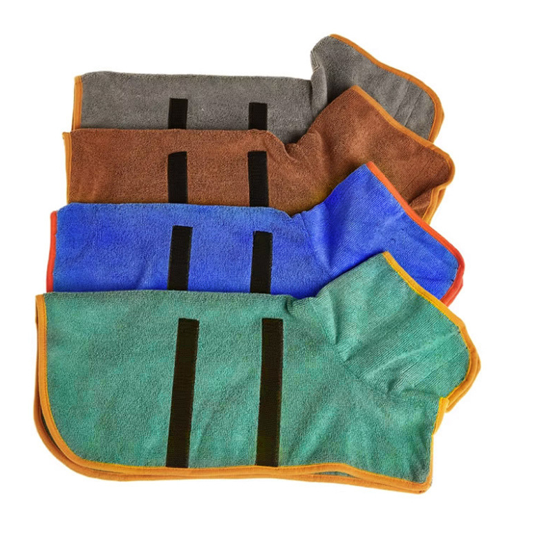 Kr Nīlonā suņa vannas dvielis – uzsūcošs, pilnīga ķermeņa aptveršana, ātri žūst, zīmola pielāgošana līdz 100 gabaliem uz izmēru