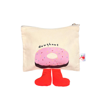 Vászonból készült érmeztárca anime mintával, uniszex, bélés nélkül, mindennapi használatra