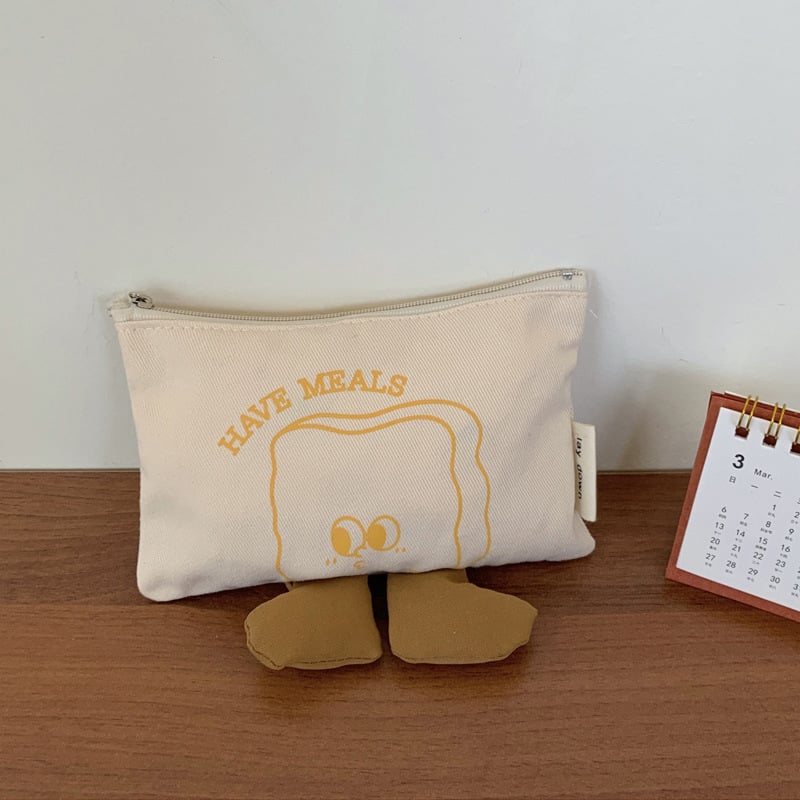 Vászonból készült érmeztárca anime mintával, uniszex, bélés nélkül, mindennapi használatra