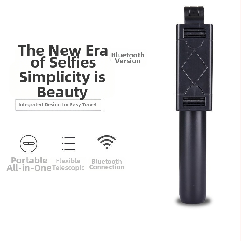 K07 Selfie Tyč na Mobil s Bluetooth Diaľkovým – Vonkajší All-in-One Statív pre Živé Snímky (ABS)