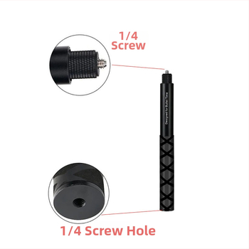 HB-120Z Aliuminio lydinio 7-sekcijų išplėtimo lazda veiksmų ir panoraminėms kameroms; suderinama su Insta360X4, GoPro, DJI Action 5; maksimali apkrova iki 2 kg; logotipo spausdinimas įmanomas.