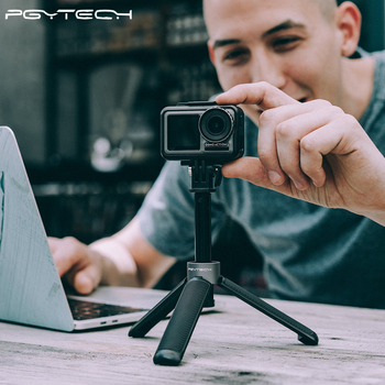 PGYTECH Trepied pentru cameră de acțiune — Selfie stick, Model P-GM-117, Aluminiu, Compatibil cu Motion Camera Universal