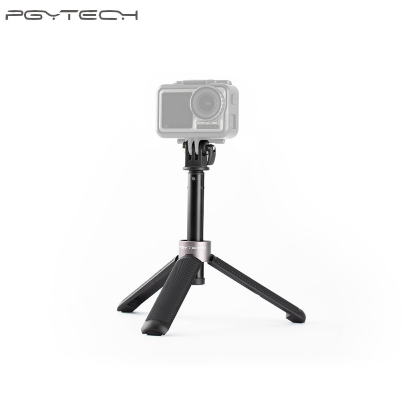PGYTECH Trepied pentru cameră de acțiune — Selfie stick, Model P-GM-117, Aluminiu, Compatibil cu Motion Camera Universal