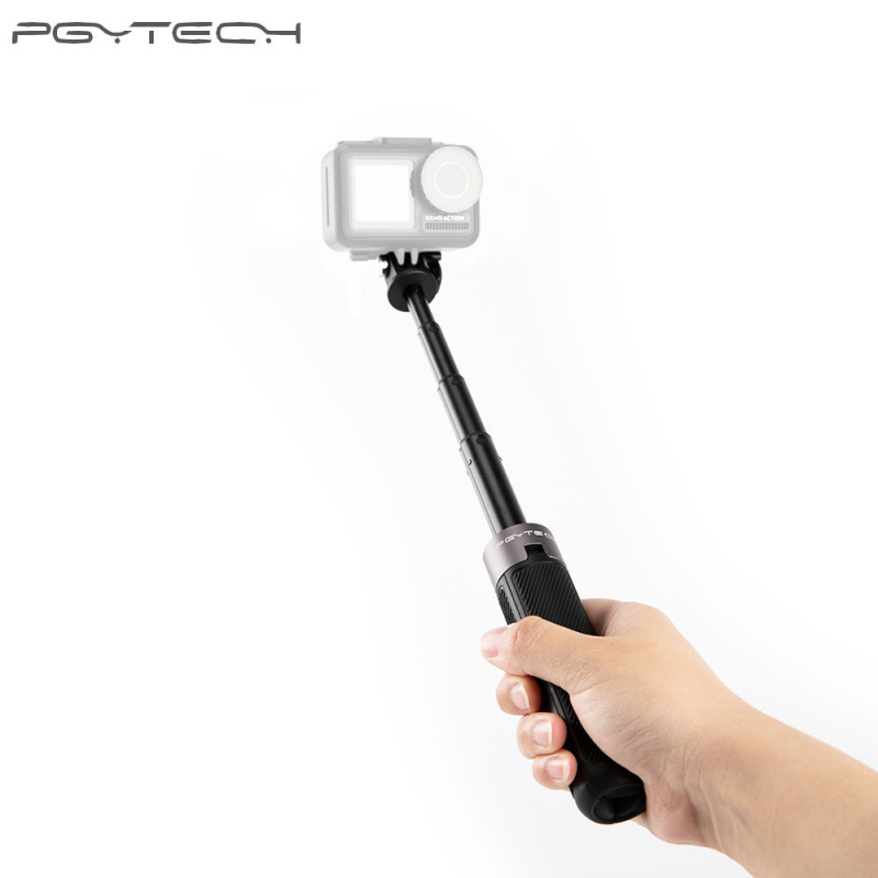 PGYTECH Trepied pentru cameră de acțiune — Selfie stick, Model P-GM-117, Aluminiu, Compatibil cu Motion Camera Universal