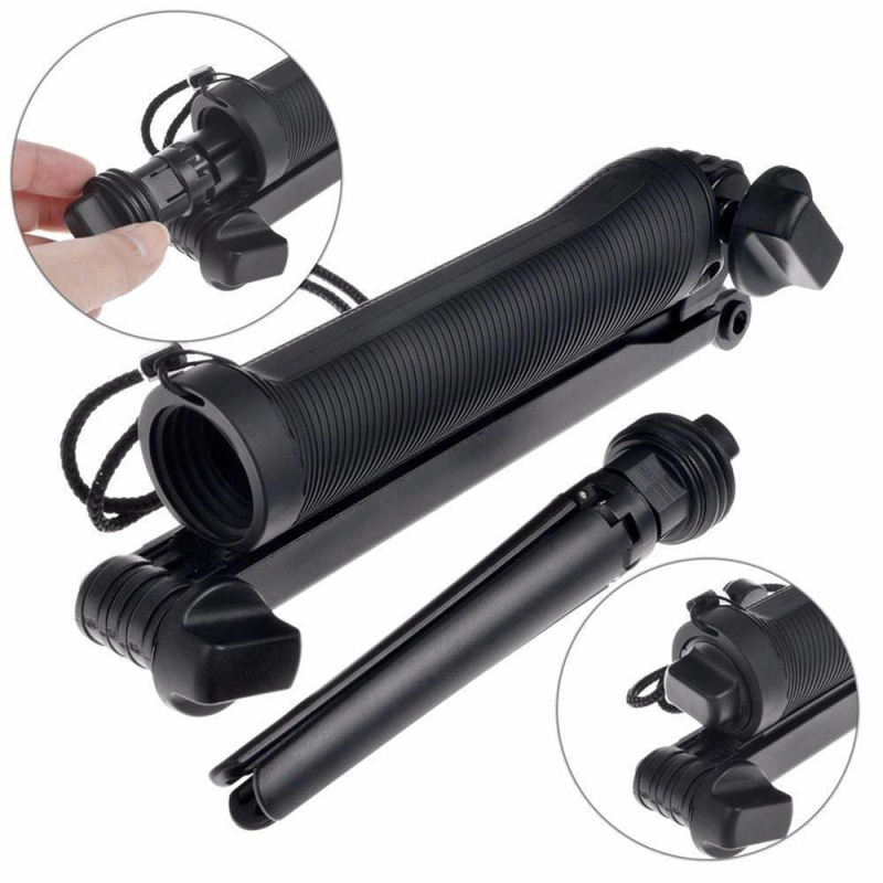 GoPro Hero12 Compatibil Trifoi Selfie Stick – Braț Reglabil 3-Direcții, Material Plastic, Sarcină maximă 2 kg