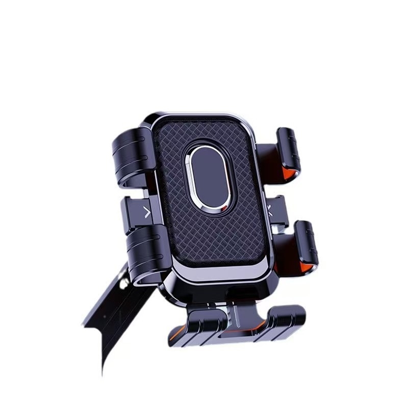 Velosipēda tālruņa turētājs un velosipēdu statīvs - pret vibrācijām, plastmasas, pielāgojams, vispārējai lietošanai