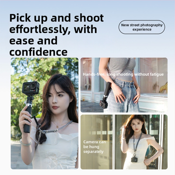 Käeshoitav Selfie Stick, L5pro standardversioon, universaalne DJI Action 6/54 Pro ja Shadow Stone GoPro jaoks, alumiiniumisulam, OEM/ODM logos