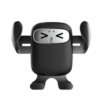 PESTON Υποστήριξη αυτοκινήτου – Cartoon Expression Car Outlet Bracket, Πλαστικό, Στυλ Καρτούν, Γενική Συμβατότητα