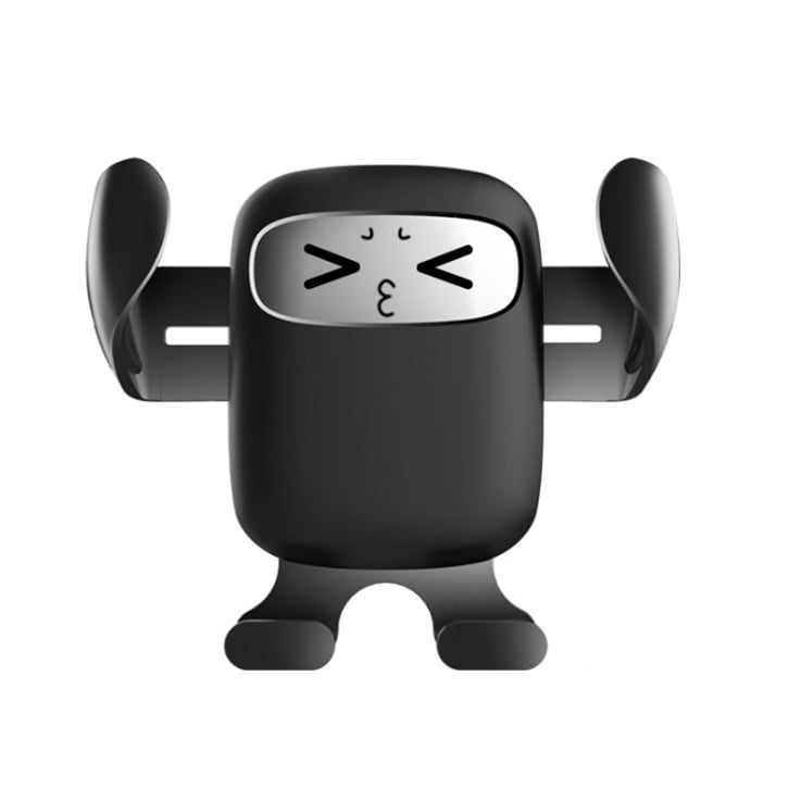 PESTON Υποστήριξη αυτοκινήτου – Cartoon Expression Car Outlet Bracket, Πλαστικό, Στυλ Καρτούν, Γενική Συμβατότητα