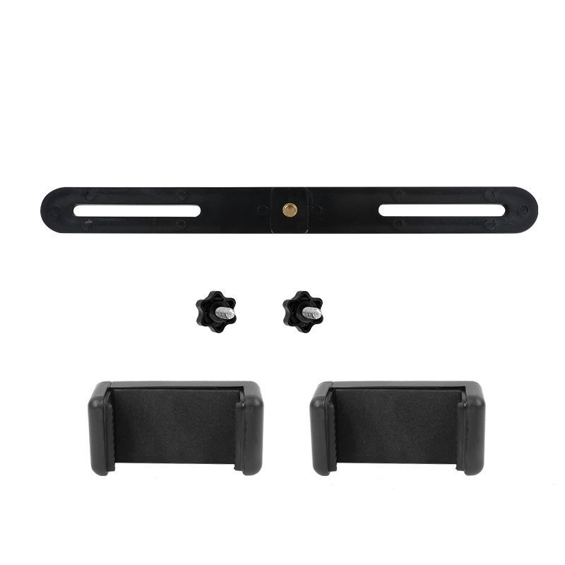 Στήριγμα ζωντανής μετάδοσης με κεφαλή σφαίρας, περιστρεφόμενο κλιπ για τηλέφωνο και πλαστικό τρίποδο