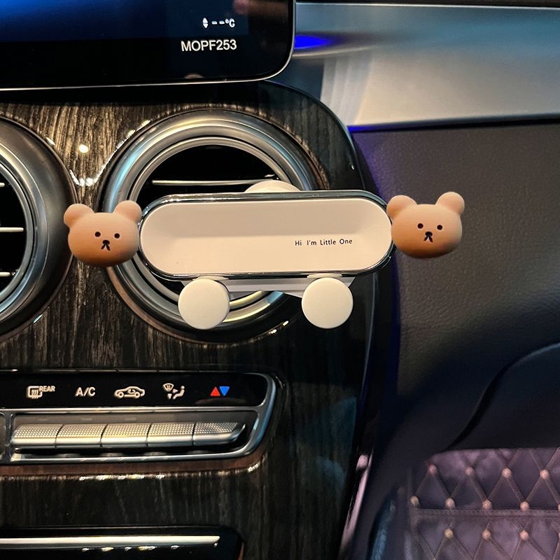 Držač za telefon u automobilu za ventilacijsku rešetku i navigaciju — Little Mickey, opće namjene, licencirana privatna marka, opći materijal, opći stil
