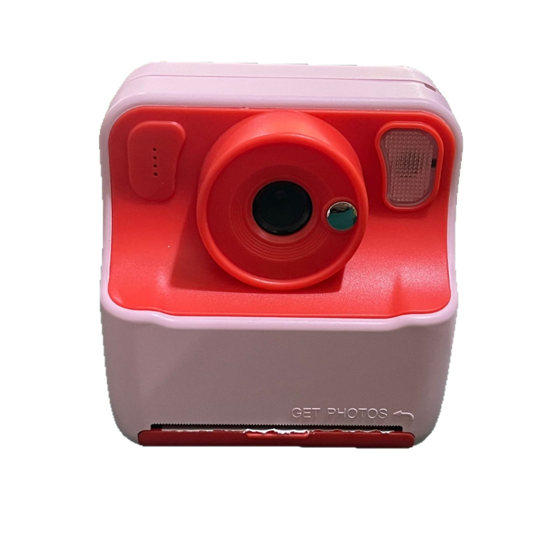 Cameră pentru copii, imprimantă mini în stil Polaroid, ecran LCD de 2,4 inchi, rezoluție 800–1000 px, card TF, corp ABS, model Cd-W8
