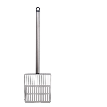 Κουτάλι σκουπίσματος γάτας με αποσπώμενο μακρύ χερούλι, πλαστικό, με λεπτές οπές