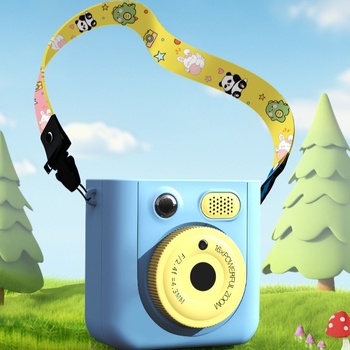 Cameră foto instant copii cu imprimare Abs-681 — video 1080p, ecran IPS HD de 2,4 inci, peste 40 MP fotografii, suport card de memorie