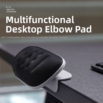 Daudzfunkcionāla galda paliktnis ar elko atbalstu un rotējošu plaukstas atbalstu, silikona anti-slīdējoša galda paliktnis birojam, tastatūras turētājs, modelis 4658769769