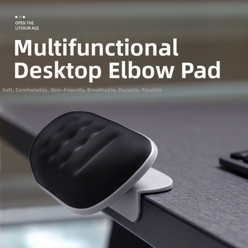 Daudzfunkcionāla galda paliktnis ar elko atbalstu un rotējošu plaukstas atbalstu, silikona anti-slīdējoša galda paliktnis birojam, tastatūras turētājs, modelis 4658769769