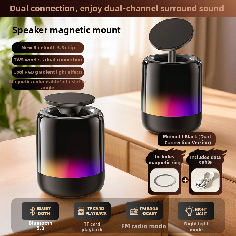 Stativ magnetic pentru dispozitive, ABS+PC+gel de silicon, scop general, personalizare disponibilă