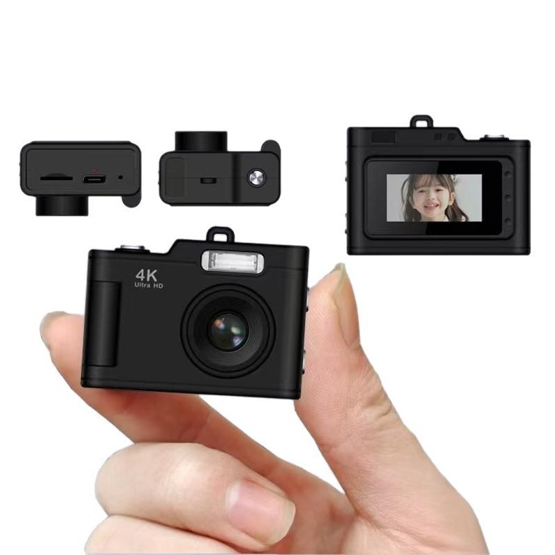4K džepna kamera sa stabilizacijom slike, vodootporna, 0,96-inčni LCD zaslon, microSD pohrana, snimanje videa i fotografija