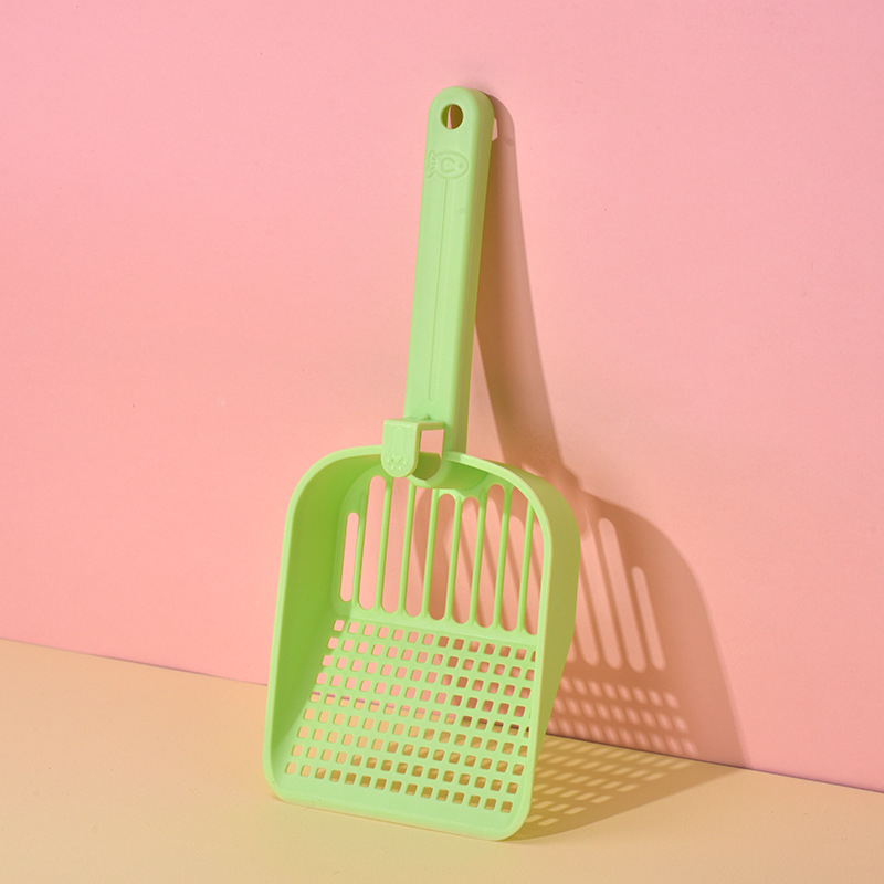 Σκούπα για γάτα με τόφου – δύο σε ένα, κρεμαστό σχέδιο, με μεγάλες τρύπες, πλαστικό