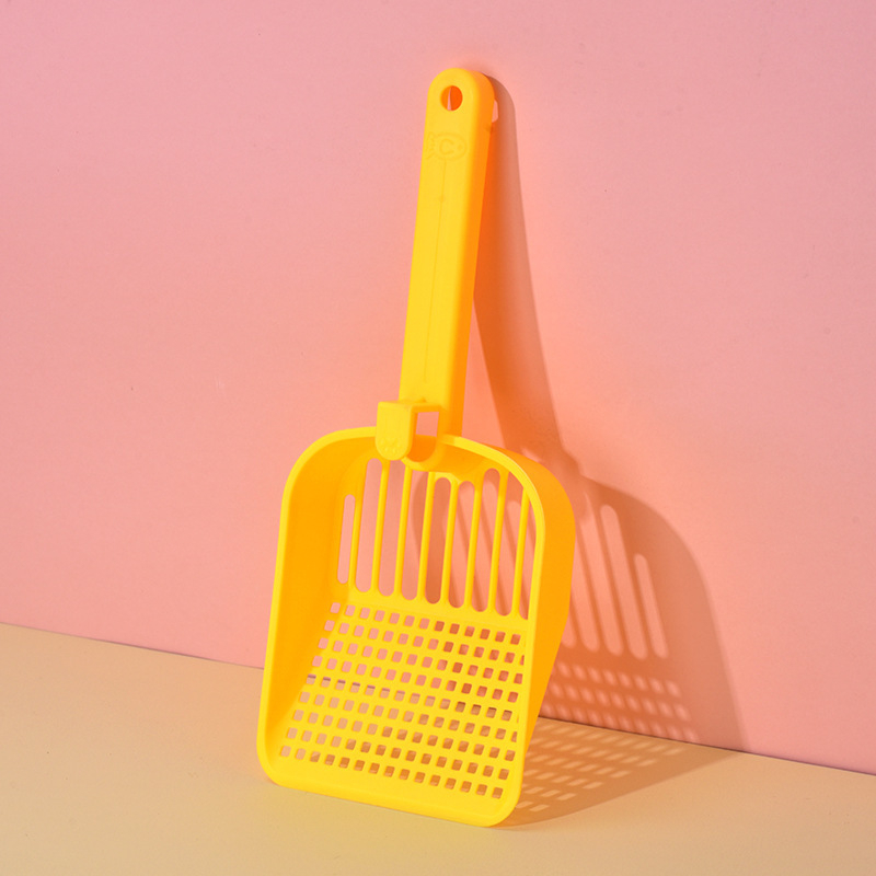 Σκούπα για γάτα με τόφου – δύο σε ένα, κρεμαστό σχέδιο, με μεγάλες τρύπες, πλαστικό