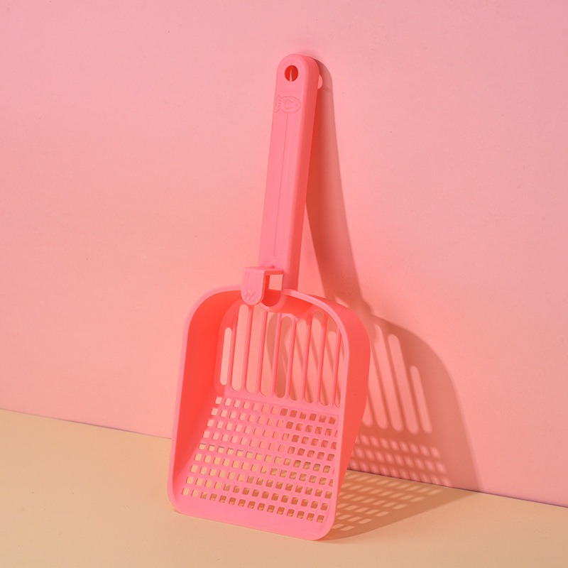 Σκούπα για γάτα με τόφου – δύο σε ένα, κρεμαστό σχέδιο, με μεγάλες τρύπες, πλαστικό