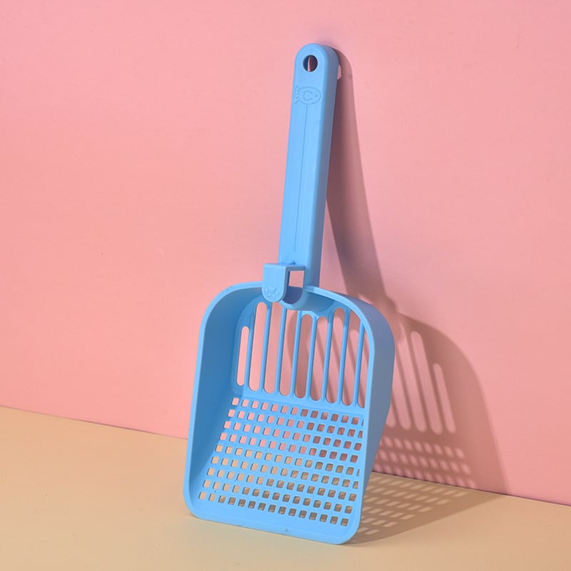 Σκούπα για γάτα με τόφου – δύο σε ένα, κρεμαστό σχέδιο, με μεγάλες τρύπες, πλαστικό