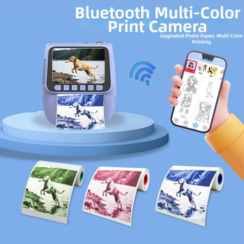 Vaikų skaitmeninė kamera su spausdinimu X3 - 2.4" LCD, 4800 taškų raiška, atminties kortelė, ABS korpusas