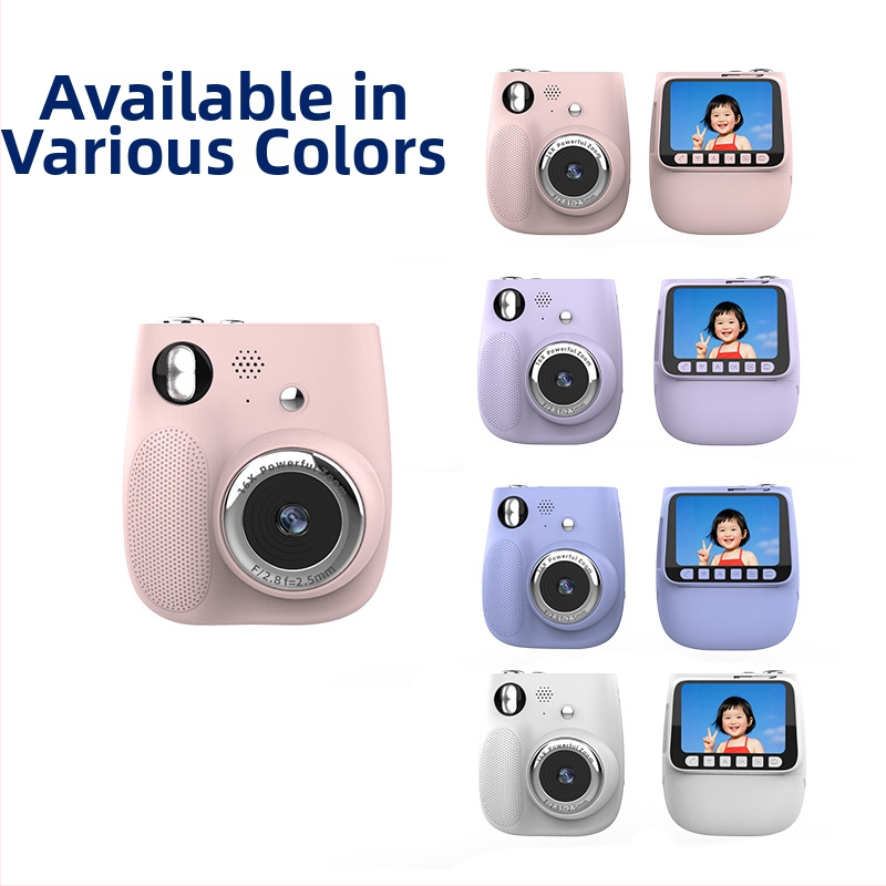 Vaikų skaitmeninė kamera su spausdinimu X3 - 2.4" LCD, 4800 taškų raiška, atminties kortelė, ABS korpusas