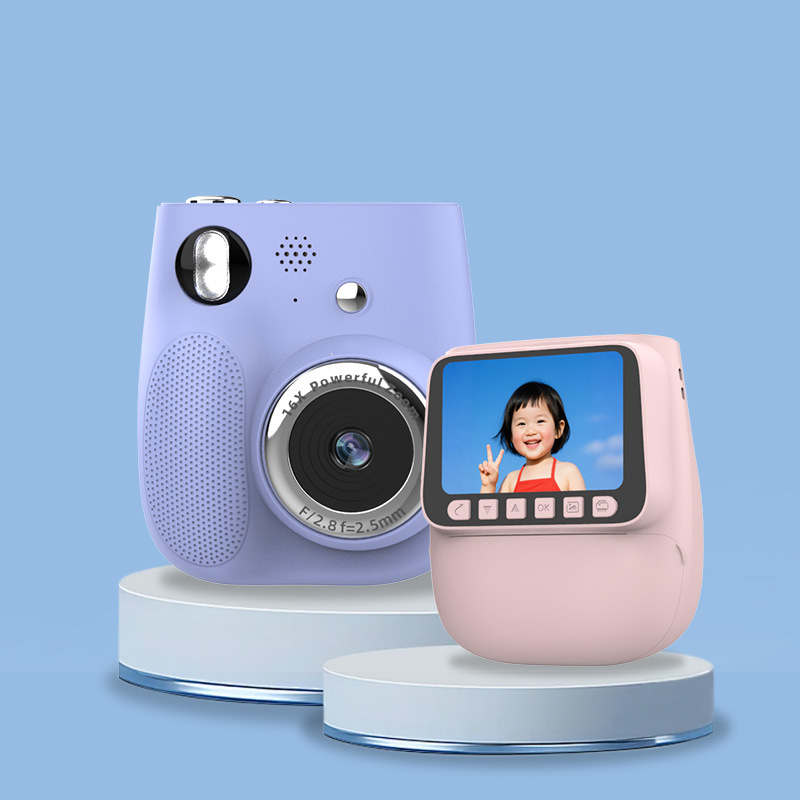 Vaikų skaitmeninė kamera su spausdinimu X3 - 2.4" LCD, 4800 taškų raiška, atminties kortelė, ABS korpusas