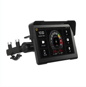 Motociklo priekinė ir galinė 2K vaizdo kamera su dvigubu įrašu, 160° matymo kampas, TF kortelė iki 256 GB, maitinimas 9–24V