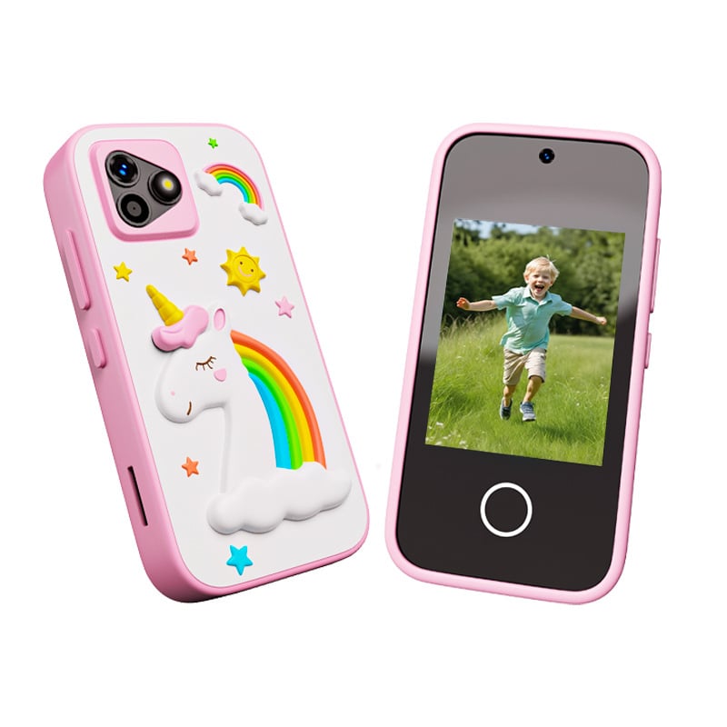 Παιδική κάμερα‑τηλέφωνο με οθόνη αφής, πολυλειτουργικό παιχνίδι κάμερα, 1–5 MP, αποθήκευση TF κάρτας, ABS σώμα, διάρκεια μπαταρίας 1–3 ώρες