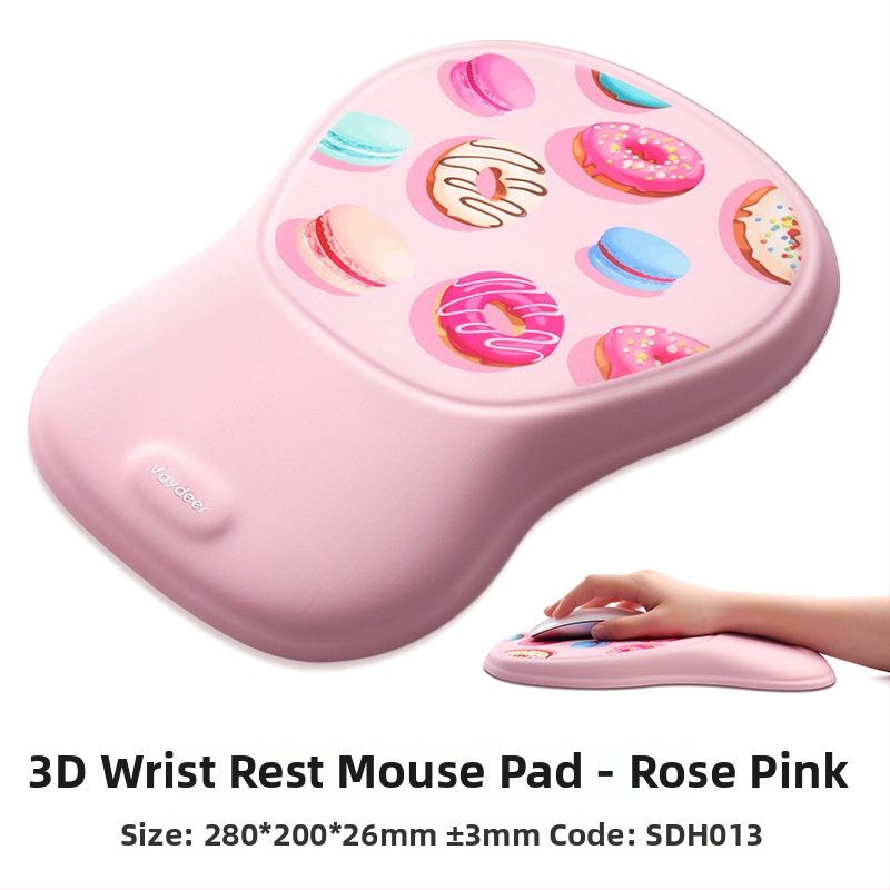 Silikona roku atbalsta paliktnis pelēm, divpusējs, pretslīdējošs, izturīgs pret nolietošanos, viegli tīrāms - biroja peles paliktnis