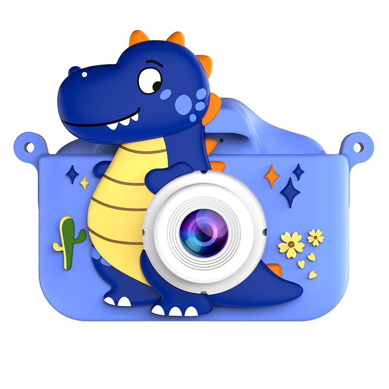 Xianhong Silicone Cameră pentru copii cu două camere, HD, Model General, Ecran LCD 2,0 inchi, 30W pixeli, Card TF, Baterie 400mA