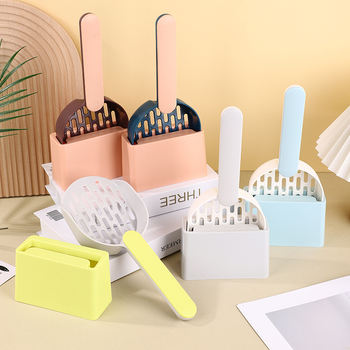 Lopată pentru nisip de pisică - plastic, design cu plasă, instrument de curățare pentru animale de companie