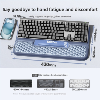 2-ühes randmetugi integreeritud laua mat, silikoon, kahepoolsed, libisemiskindel, kulumiskindel STM