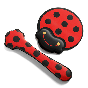 Padă de mouse cu sprijin la încheietură – desen cu fată cu dovleac, mic covoraș din cauciuc, imprimare prin transfer termic, personalizare