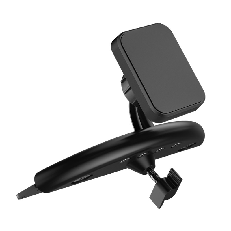 Suport pentru telefon în slotul CD al mașinii, suport magnetic, rotire la 360°, universal, Material: ABS + gel de silice + magnet
