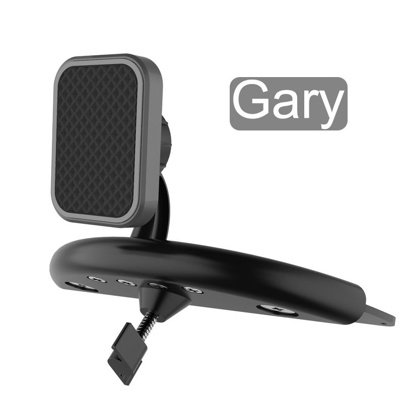 Suport pentru telefon în slotul CD al mașinii, suport magnetic, rotire la 360°, universal, Material: ABS + gel de silice + magnet
