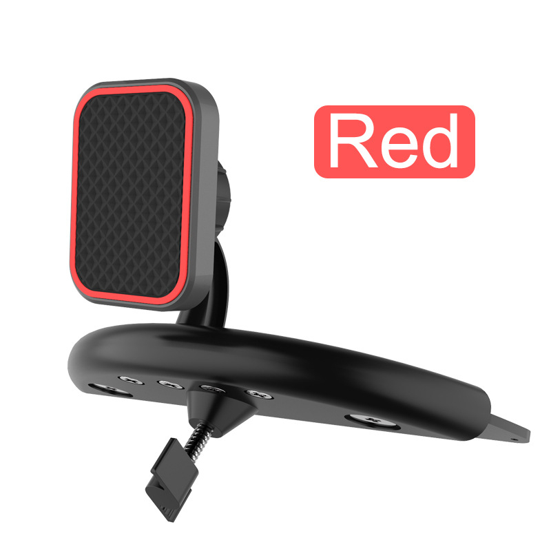 Suport pentru telefon în slotul CD al mașinii, suport magnetic, rotire la 360°, universal, Material: ABS + gel de silice + magnet