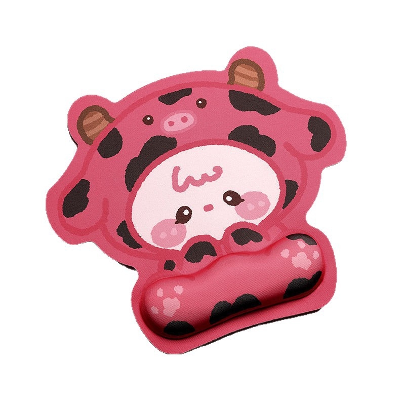 Padă de sprijin pentru încheietura mâinii cu temă Kirby, mică, unidirecțională din cauciuc, imprimare prin transfer termic, imprimare logo posibil, personalizare OEM