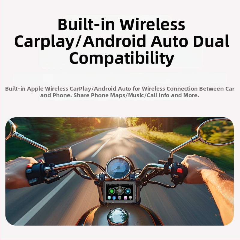 Motociklų dash cam su 360° vaizdu, 2.0 MP jutiklis, TF kortelių palaikymas iki 64 GB, 1600x600 raiška, priekinė montavimo vieta ant motociklo