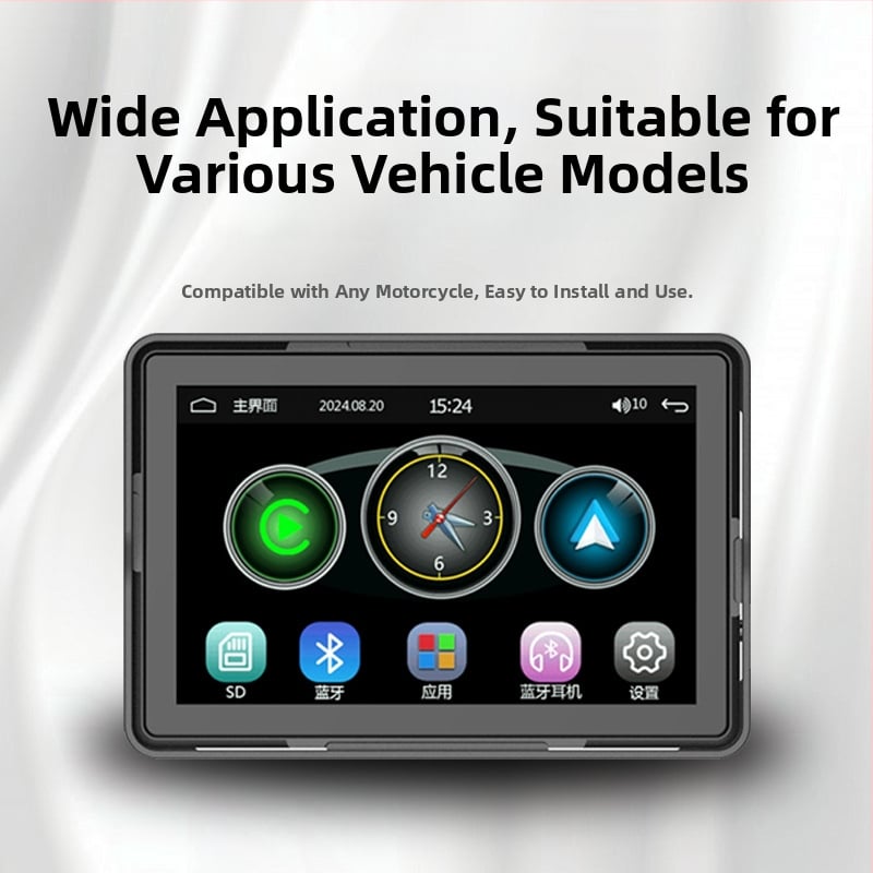 Motociklų dash cam su 360° vaizdu, 2.0 MP jutiklis, TF kortelių palaikymas iki 64 GB, 1600x600 raiška, priekinė montavimo vieta ant motociklo