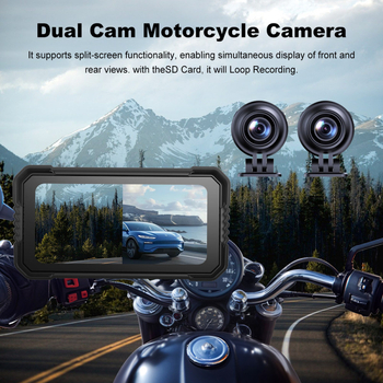 ZC15 mootorratta dash cam, 5MP, 170° vaatenurk, toetab SD-kaarti kuni 128GB