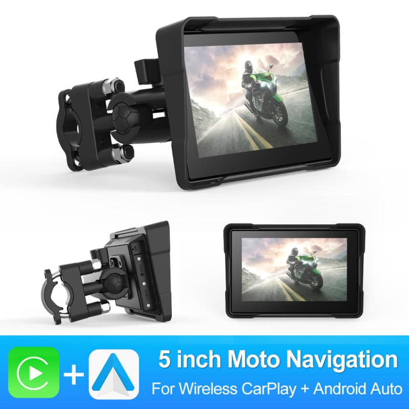 ZC15 mootorratta dash cam, 5MP, 170° vaatenurk, toetab SD-kaarti kuni 128GB