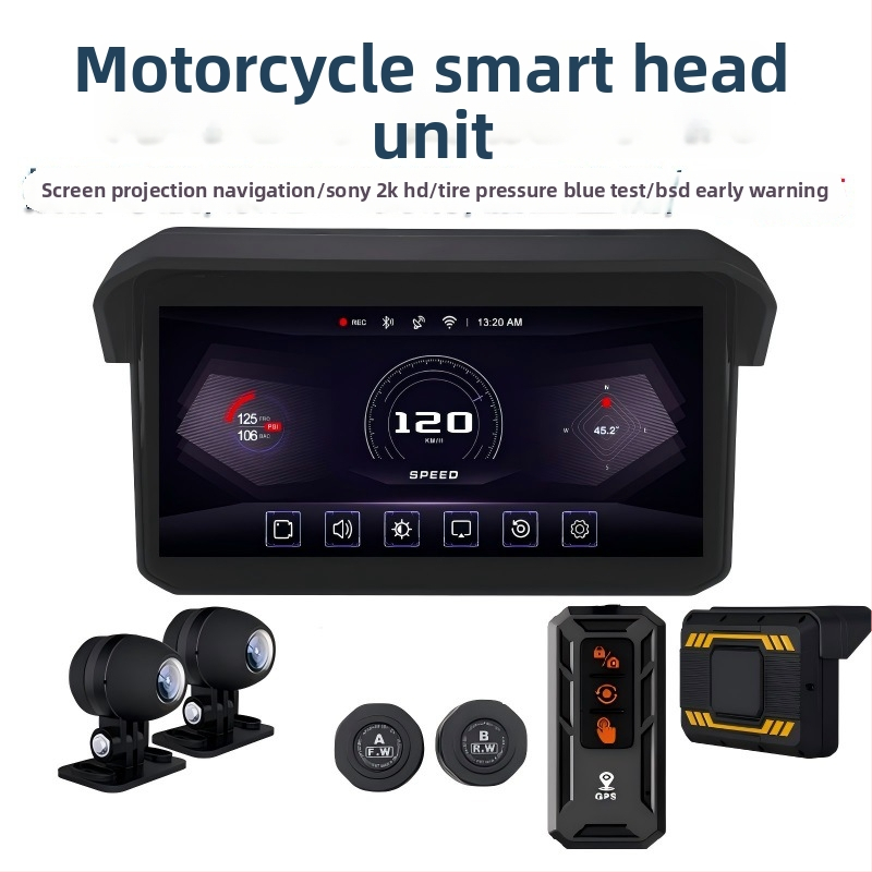 Mt12 mootorratta sõiduregistrija, 140° vaateväli, 3 MP sensor, TF-kaardi salvestus kuni 256 GB, 12V toide